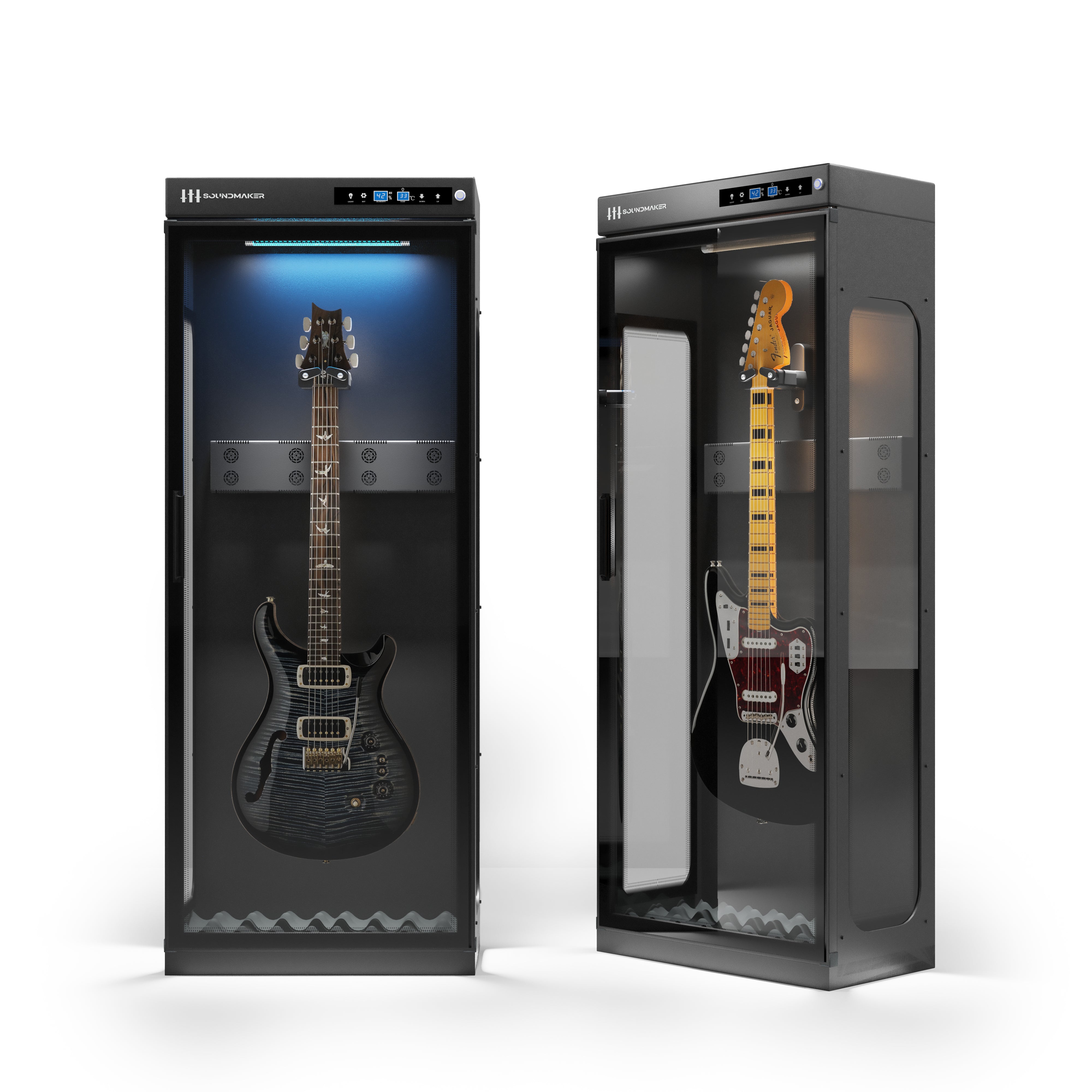 Soundmaker ギター保管庫 キャビネット MMF-1 /2 一本入/三本入(11月上旬国内倉庫発送)
