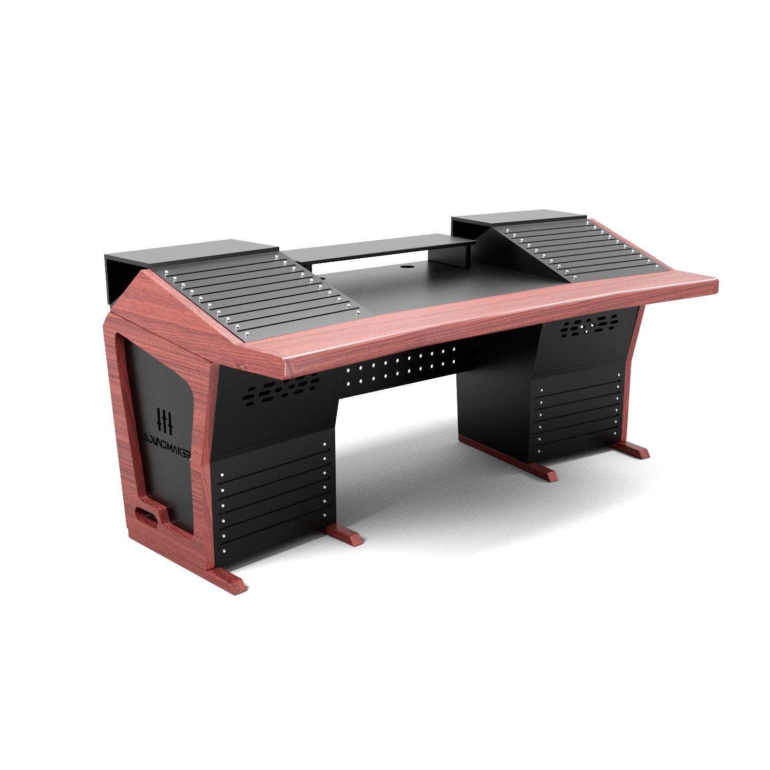 Soundmaker プロ仕様 DTMデスクPF-140/160/180/220 (商品到着日から2年間の保証が付く)