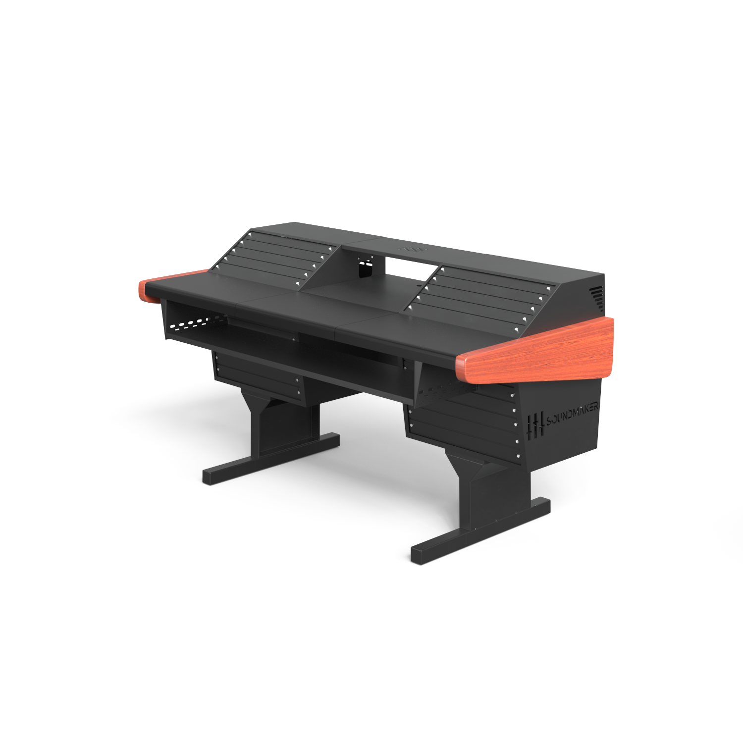 Soundmaker プロ仕様 DTMデスクPF-140/160/180/220 (商品到着日から2年間の保証が付く)