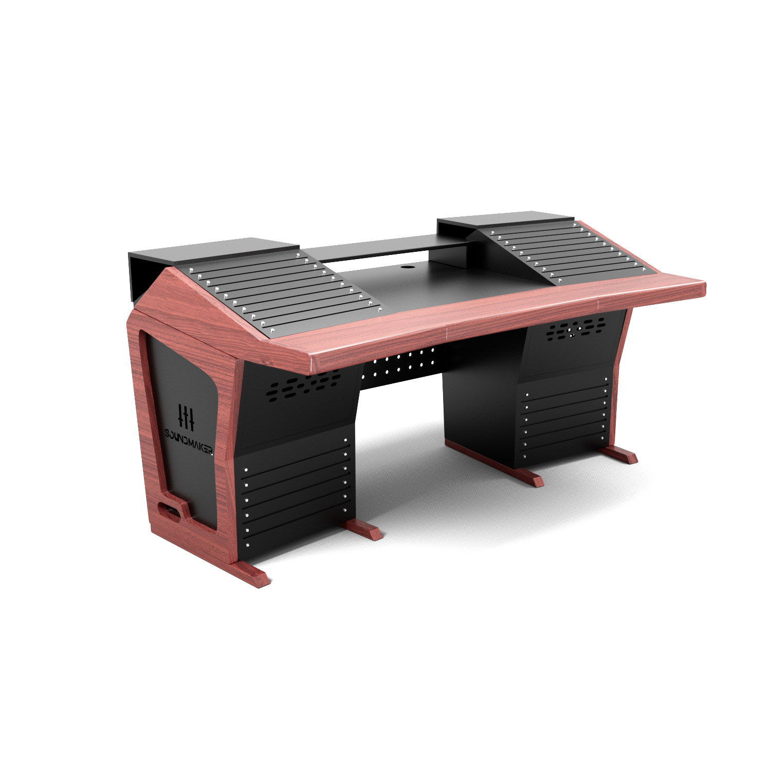 Soundmaker プロ仕様 DTMデスクPF-140/160/180/220 （商品到着日から2年間の保証が付く）