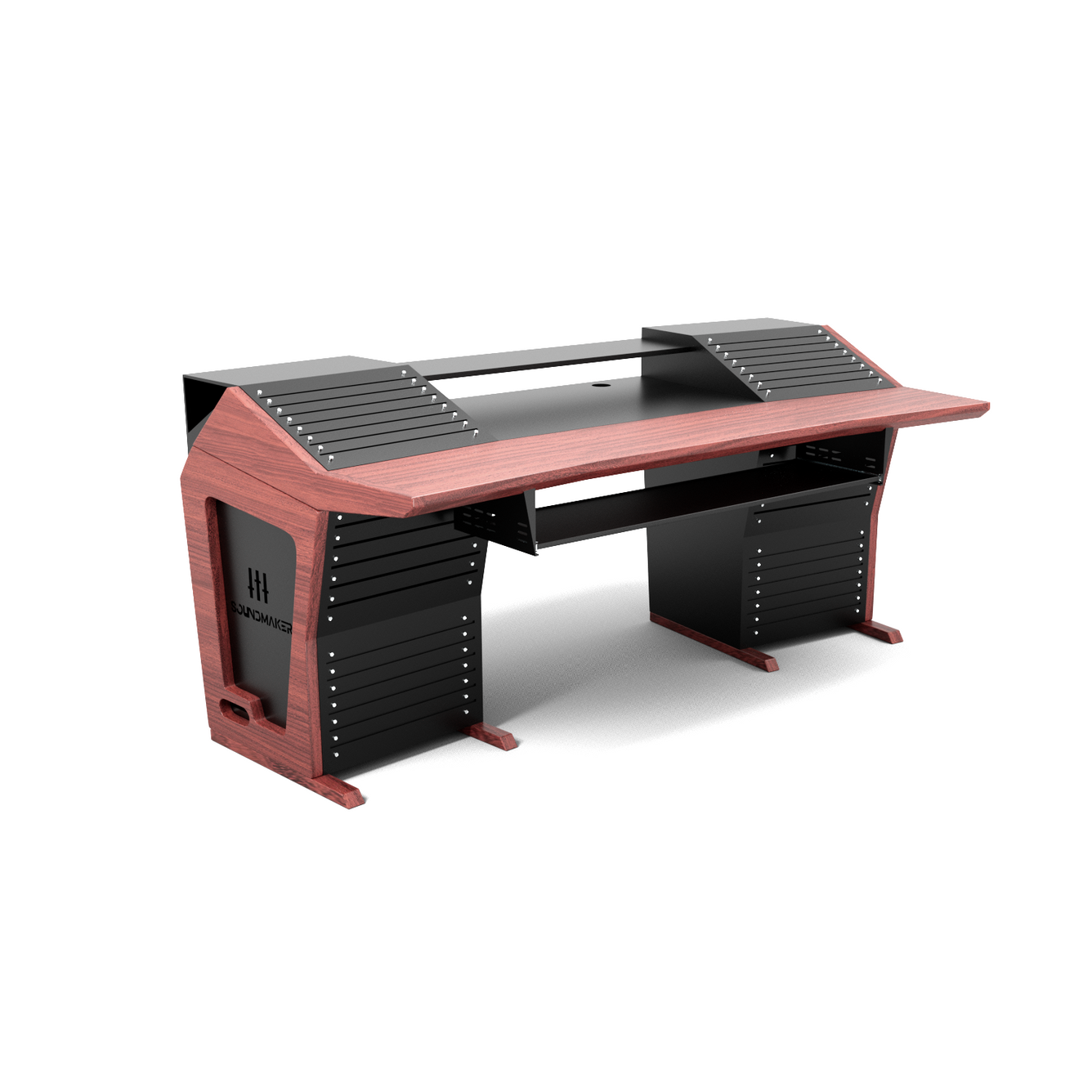 Soundmaker プロ仕様 DTMデスクPF-140/160/180/220 （商品到着日から2年間の保証が付く）