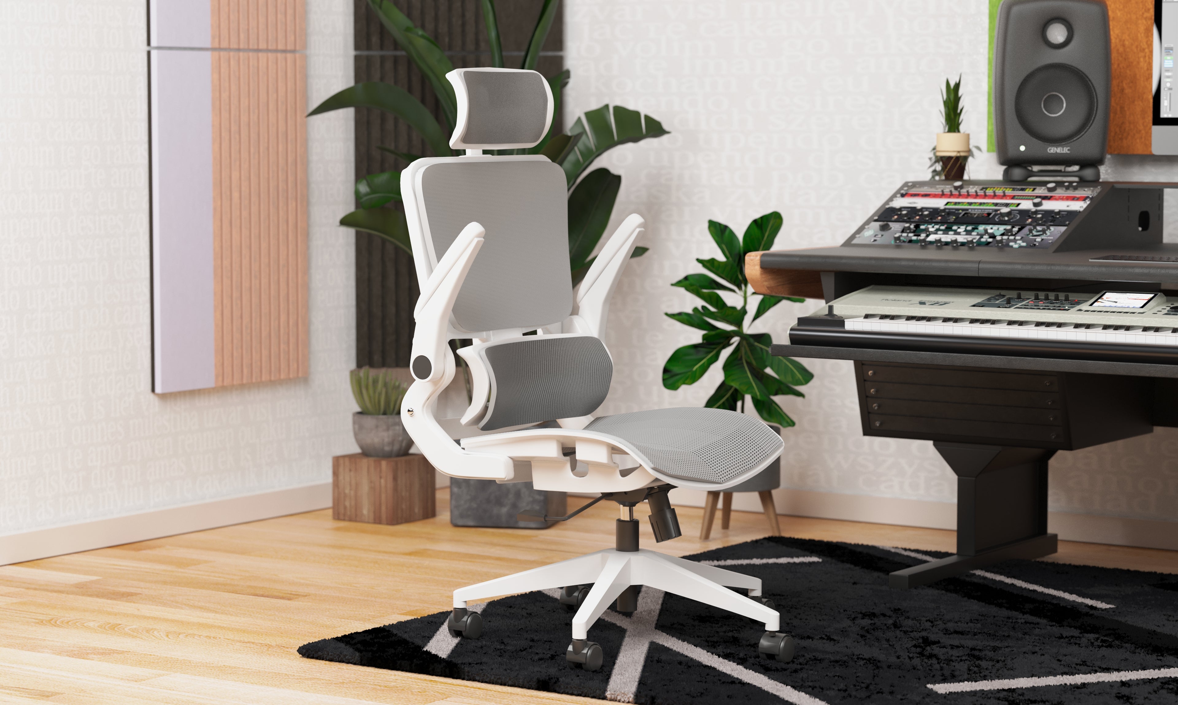 Soundmaker 編曲/演奏用 人間工学 エルゴノミックチェア W-257